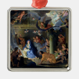 Tillbedjan av shepherdset, 1689 julgransprydnad metall