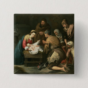 Tillbedjan av shepherdset, c.1650 knapp