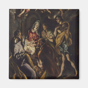 Tillbedjan av shepherdset magnet