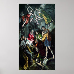 Tillbedjan av shepherdset poster