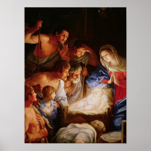 Tillbedjan av shepherdset poster