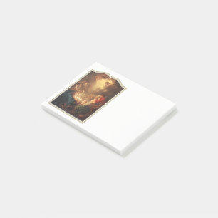Tillbedjan för vintagejulNativity av shepherds Post-it Block