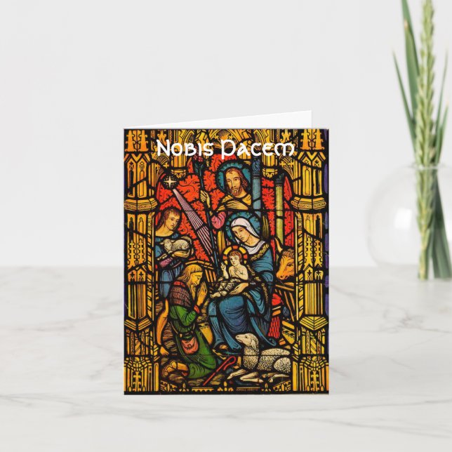 Tillbedjan i exponeringsglas helgkort (Framsida)