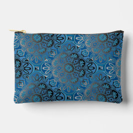 Tillbehör för blå och svart resa