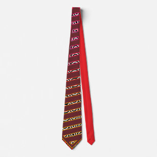 Tillbehör för Dk Red Geo Shirt Kostym Slips