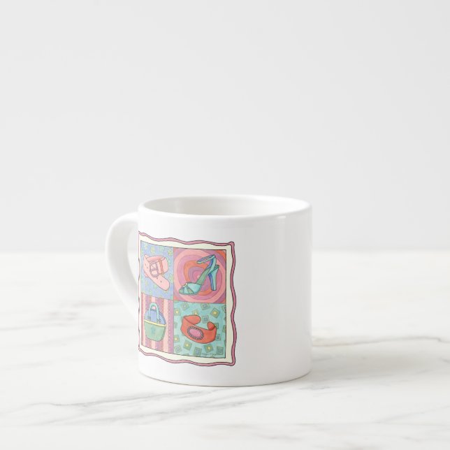 Tillbehör för kvinnor enligt Chariklia Zarris Espressomugg (Framsida vänster)
