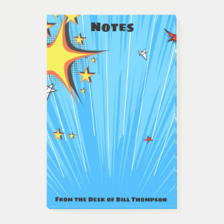 Tillbehör för skrivbord för Geek för popkonst Post-it Block