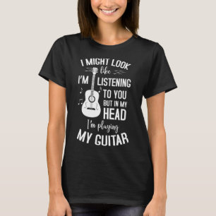 Tillbehör till akustiska Guitar-strängar T Shirt