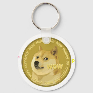 Tillbehör till Dogecoin - Chatty Shiba Inu Nyckelring