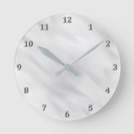 Tillbehör till eleganten Misty Silver Pearl Clock  Rund Klocka