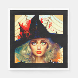 Tillbehör till Halloween Thated Party Pappersservett