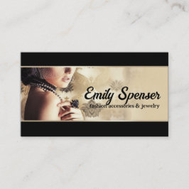 Tillbehör till mode och judiskt Affärskort Visitkort