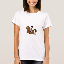 Tillbehör till personlig Horse and Rider Dressage T-shirt