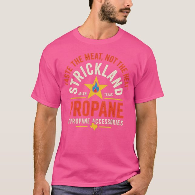 Tillbehör till propan och propan i Strickland T Shirt (Framsida)