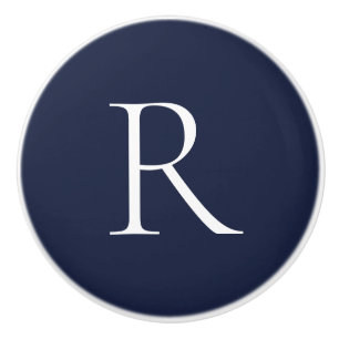 Tillbehör till skåpet elegant Blue Monogram Knopp