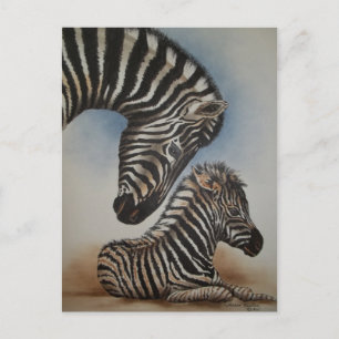 Tillbehör till spegel-bild (zebra) vykort