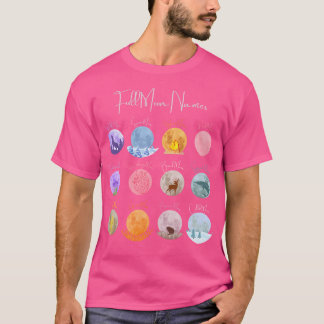 Tillbehör till Toppar-kalender för fullmåne Namn L T Shirt