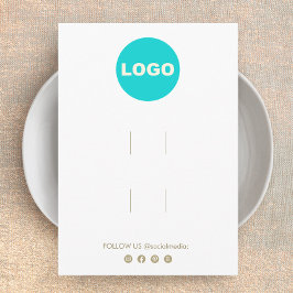 Tillbehör till Visningen Logotyp med två hårklick Tilläggskort