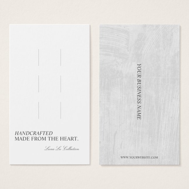 Tillbehör till Visningen Modern Minimal Hair Clips Visitkort (Framsida & baksida)