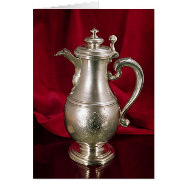 Tillbringare vid Simon Pantin, 1711 Hälsningskort (Framsidan)