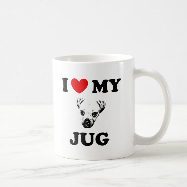 tillbringarehund kaffemugg (Höger)