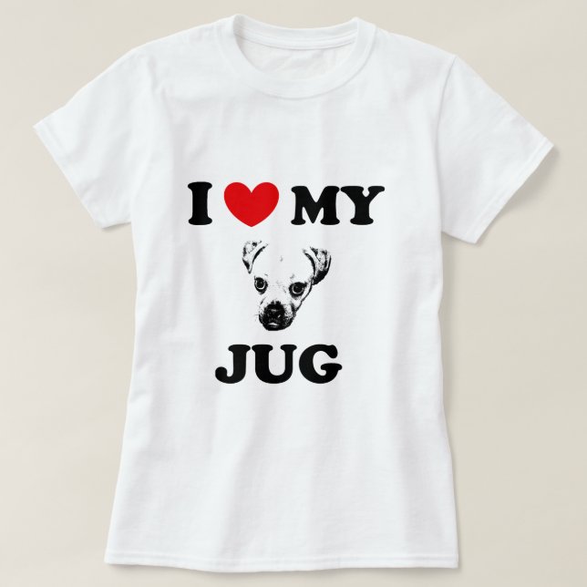 tillbringarehund t-shirt (Design framsida)