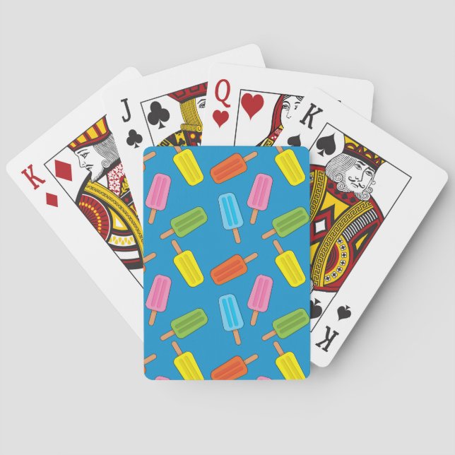 Tilldelade färgade populationer Mönster Casinokort (Baksidan)
