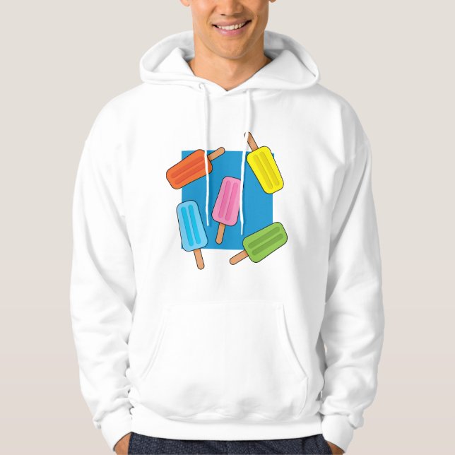 Tilldelade färgade populationer Mönster Hoodie (Framsida)