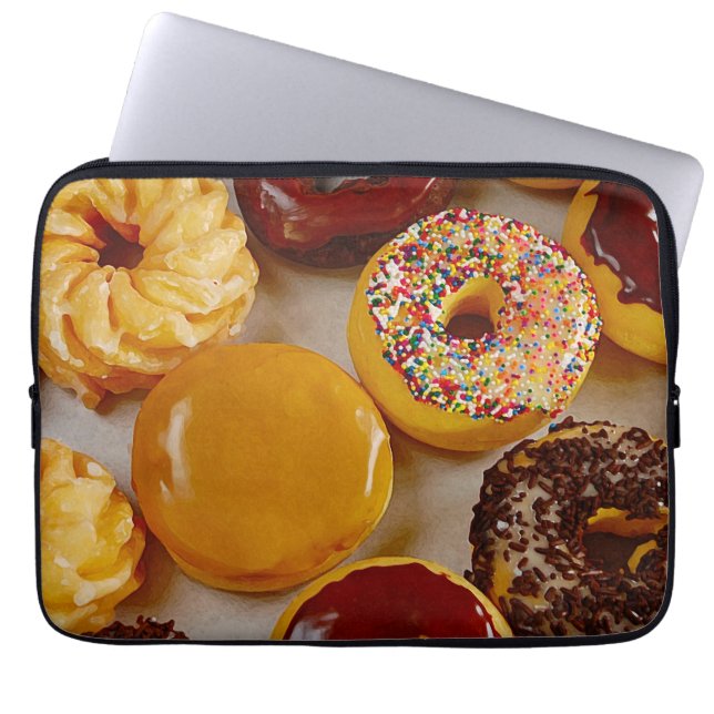 Tilldelade nötter laptop sleeve (Framsidan)