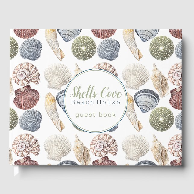 Tilldelade Snäckor med flera Färgader, utarrenderi Gästböcker (Framsida)