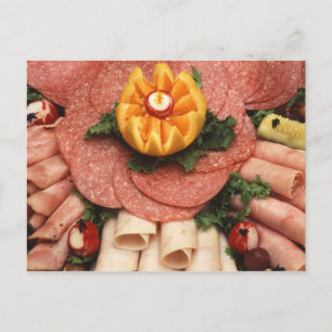 Tilldelat kall kött vykort