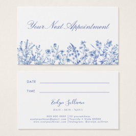 Tilldelningskort för franskens blå jokertecken visitkort