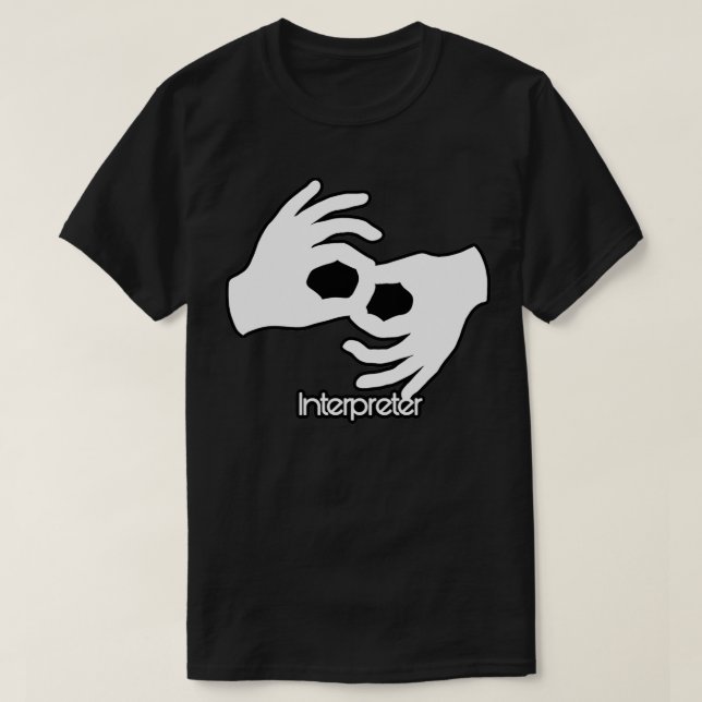 Tilldelningstecken för tolk 1 t shirt (Design framsida)