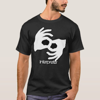 Tilldelningstecken för tolk 1 t shirt