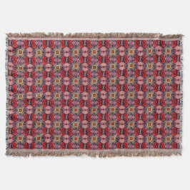 Tilled Kaleidoscopic Bilder Throw Blanket Mysfilt