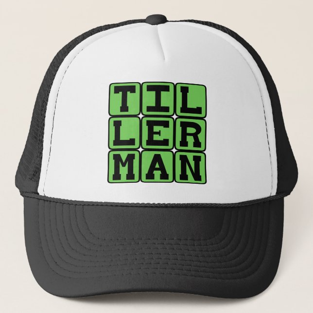 Tillerman, båtstyrman keps (Framsida)
