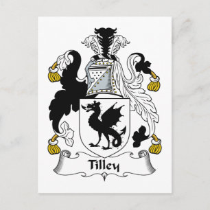 Tilley Family Crest Vykort