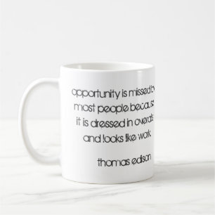 Tillfällecitationstecken av Thomas Edison Kaffemugg