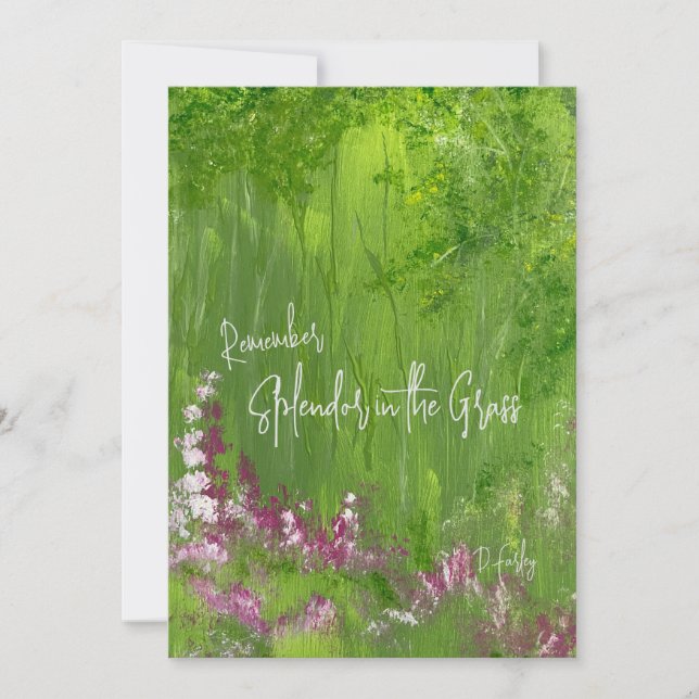 Tillfällen-anteckningskort Tack Kort (Framsida)