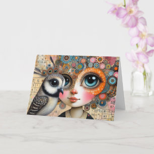 Tillfällen Bird Dam Collage Kort