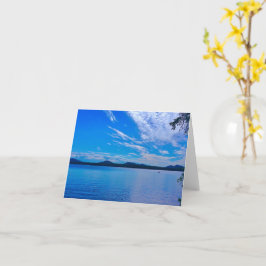 tillfällen, blank inuti, vacker dag i sjö kort