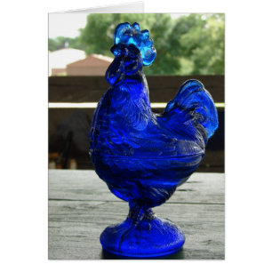 Tillfällen Blue Glass Tupp Hälsningskort