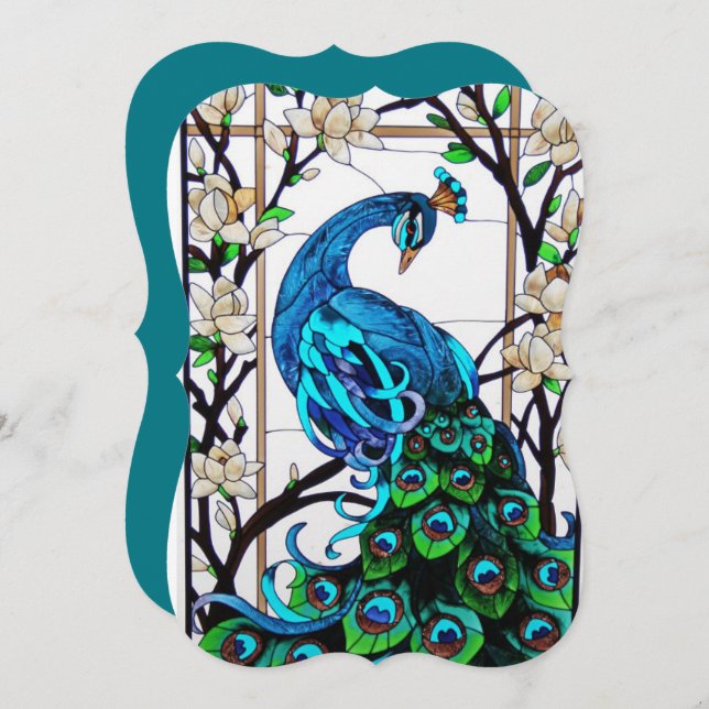 Tillfällen Card-matris Inbjudningar (Fram/baksida)