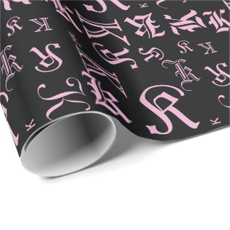 TILLFÄLLEN CHANGE MONOGRAM BlackLetter Stil Presentpapper