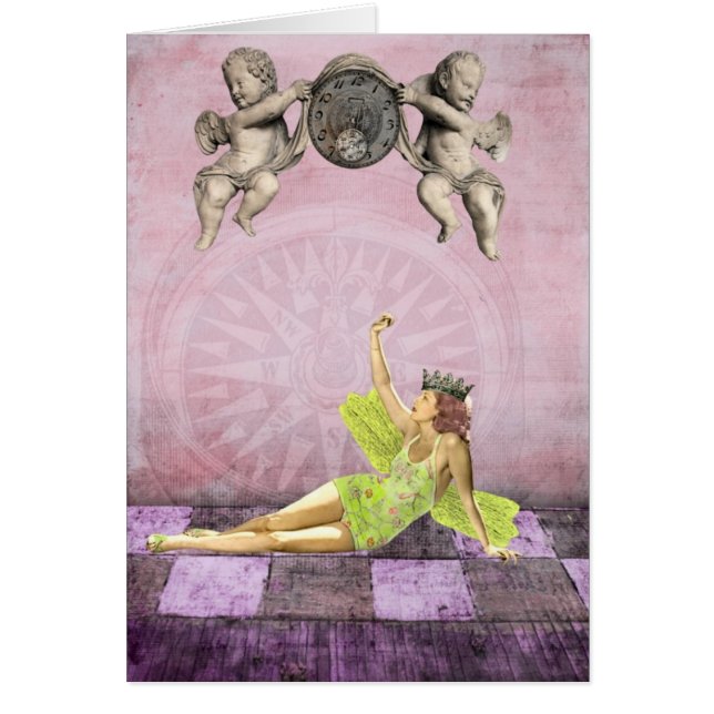 Tillfällen för mejeriblandat mediekollage OBS kort (Framsidan)