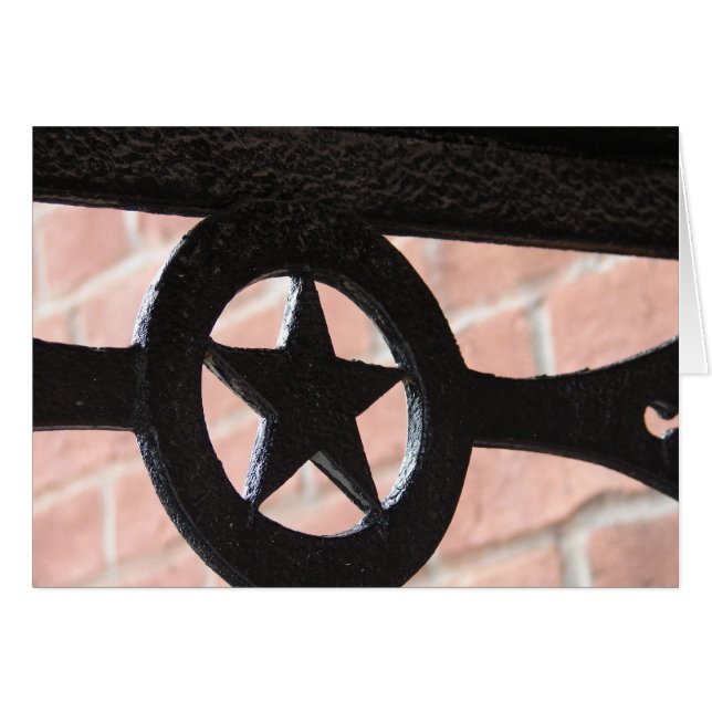 Tillfällen för stjärndetaljer hälsningskort (Framsidan Horizontal)