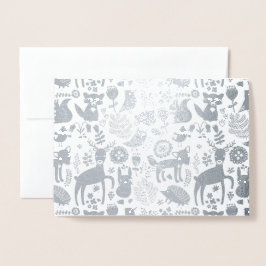 Tillfällen för ympning av viskog folierat kort