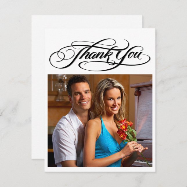 TILLFÄLLEN FOTO TACK INBJUDNINGAR (Fram/baksida)