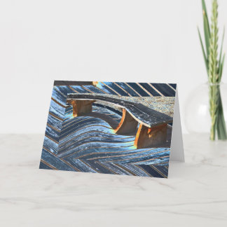 Tillfällen Greeting Card-Fine Art Photo of Bench Kort