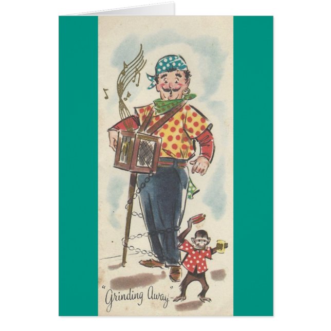 Tillfällen-kort för vintage hälsningskort (Framsidan)